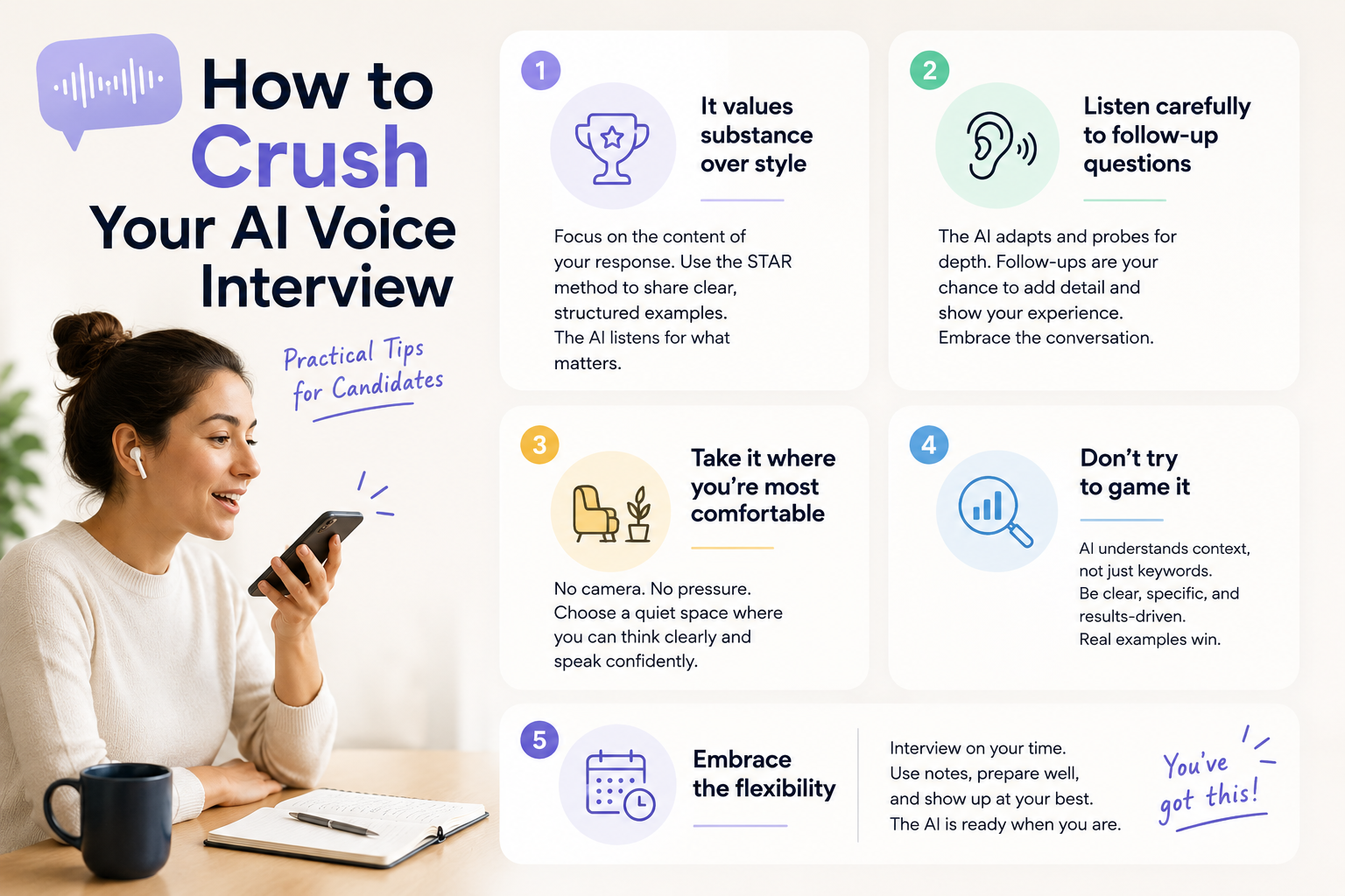 How to Crush Your AI Voice Interview: Practical Tips for Candidates